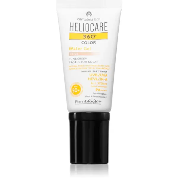 Heliocare 360° gel protector nuanțator SPF 50+ culoare Beige 50 ml