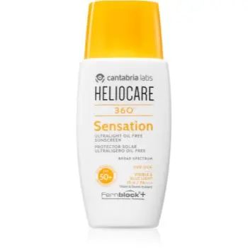 Heliocare 360° Sensation cremă fluidă protecție solară SPF 50+