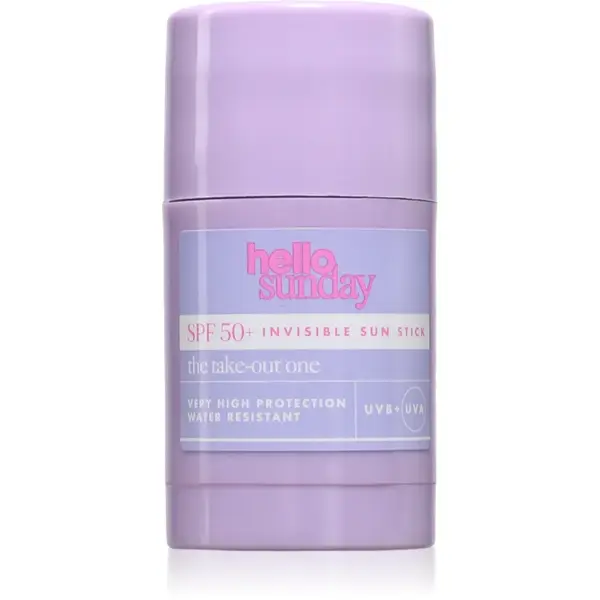 hello sunday the take-out one invisible sun stick stick hidratant protector SPF 50+ 25 g