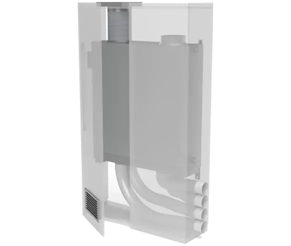 helty flow 1000 steel - montaj tavan sau perete (1000 m³/h)