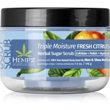 HEMPZ Triple Moisture exfoliant pentru corp