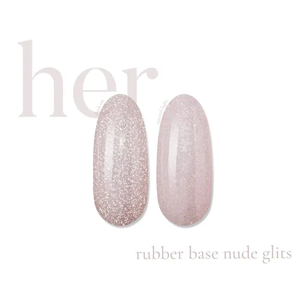 Her Rubber Base Nude Glits - 1516-R