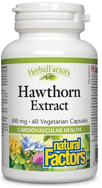 Herbal Factors Hawthorn Extract, 60 capsule, Natural Factors