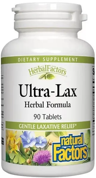 Herbal Factors Ultra-Lax, 90 tablete, Natural Factors