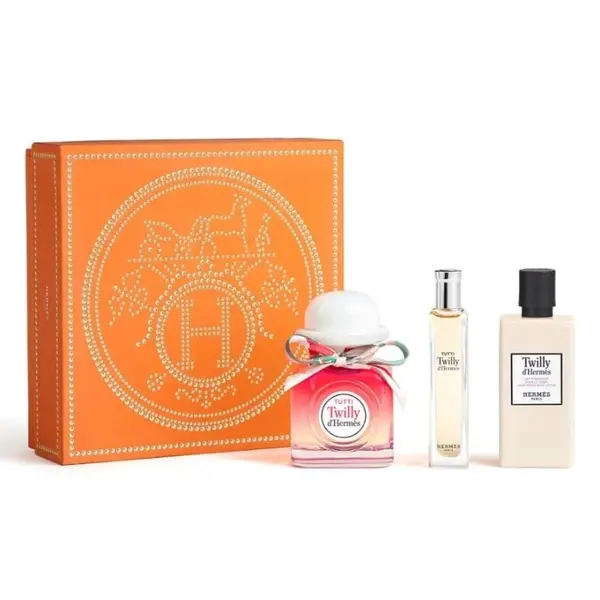 Hermes Tutti Twilly Set cadou pentru femei Volum EDP 85 ml + EDP 15 ml + loțiune de corp 80 ml