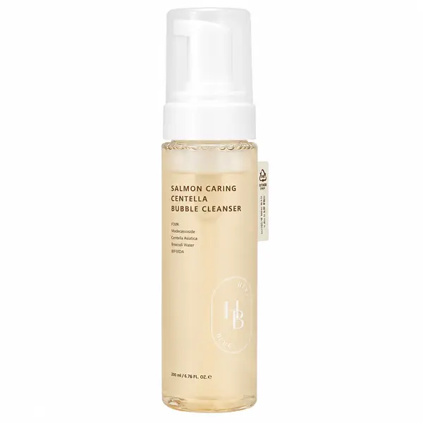 HEVEBLUE - Salmon Caring Centella Bubble Cleanser, 200ml