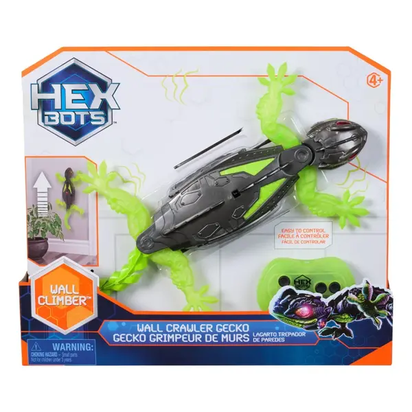 HEX BOTS SOPARLA GECKO VERDE CATARATOARE CU TELECOMANDA