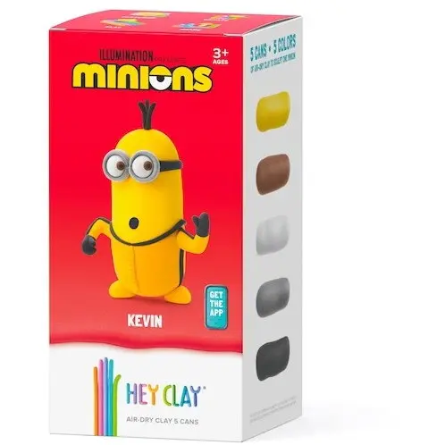 Hey Clay Set Hey Clay Minions - Kevin, Varsta 3+, Multicolor