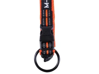HICKING- Zgarda cu captuseala moale pentru caini, portocaliu &negru- L10817499