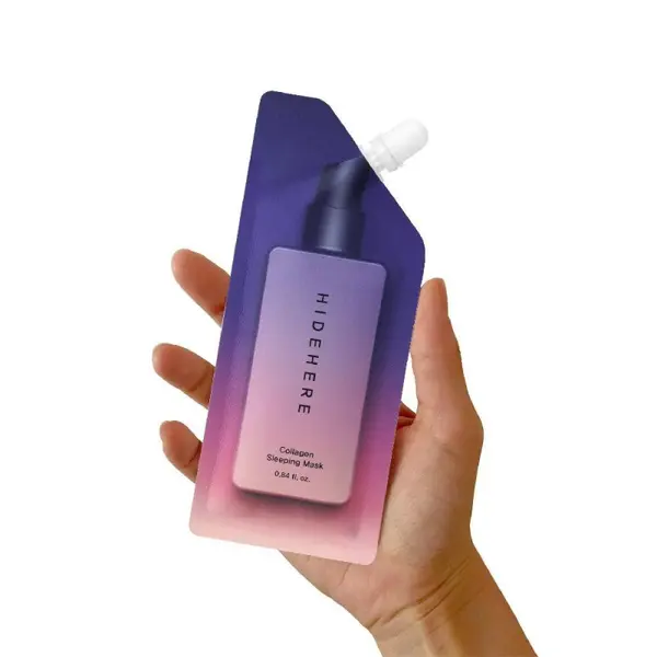HIDEHERE Collagen Sleeping Mask Mască de față de noapte cu colagen Volum 25 ml