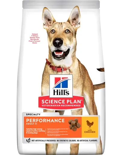 HILL'S Canine Adult 1+ Performance pui 14 kg pentru câini activi