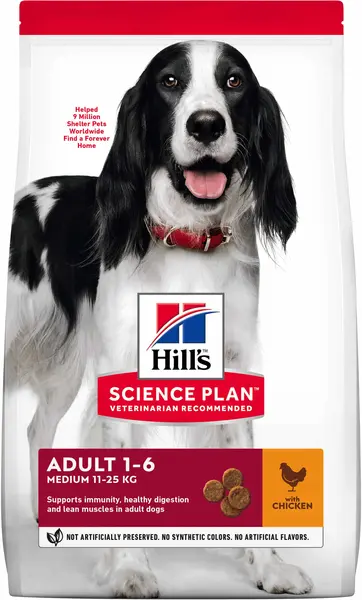 HILL's Canine Adult Talie Medie, cu Pui