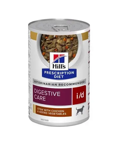 HILL'S Prescription Diet Canine i/d Digestive Care Stew Hrana umeda caine cu probleme digestive, cu pui si legume 354 g