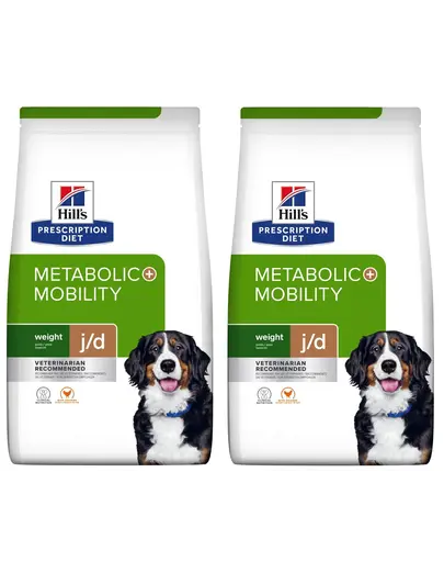 HILL'S Prescription Diet Canine Metabolic + Mobility 24 kg (2 x 12 kg) hrana uscata pentru caini