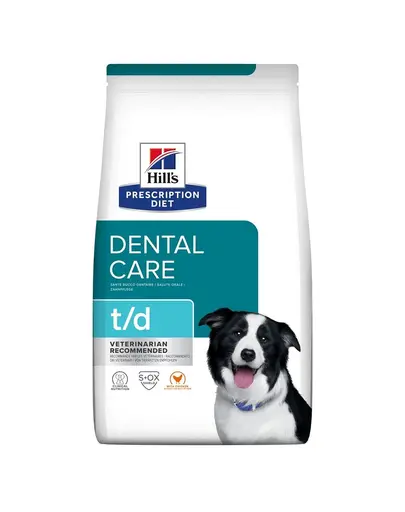 HILL'S Prescription Diet Canine t/d 4 kg Hrana caini,pentru sustinerea sanatatii orale