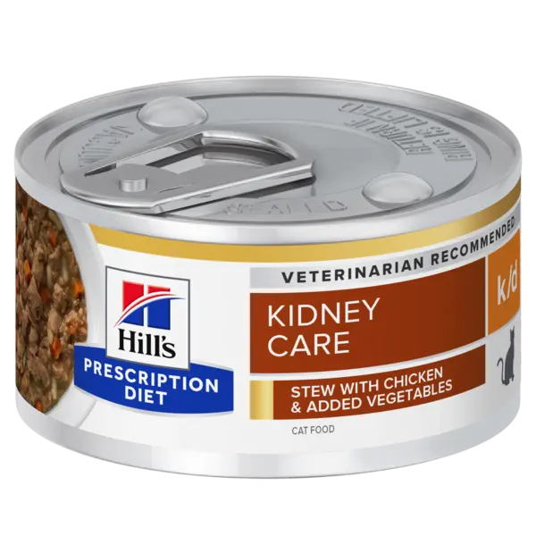 Hill's Prescription Diet Feline Kidney Care Stew Chicken & Vegetables, 82 g