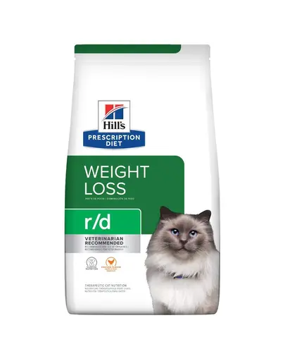 HILL'S Prescription Diet Feline r/d Weight Reduction Dieta veterinara pentru pisici adulte, pentru reducerea greutatii 3 kg