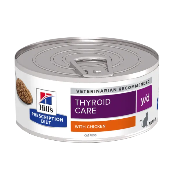 Hill's Prescription Diet Feline y/d Thyroid Care, 156 g
