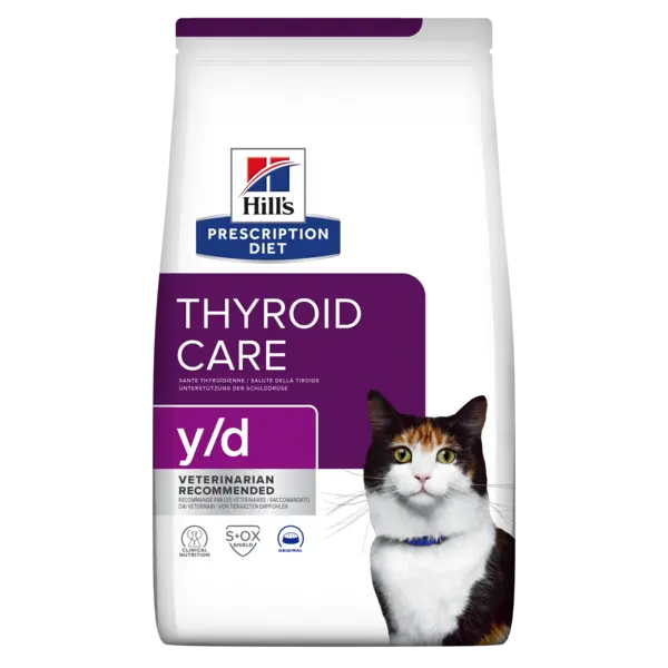 Hill's Prescription Diet Feline y/d Thyroid Care, 3 kg