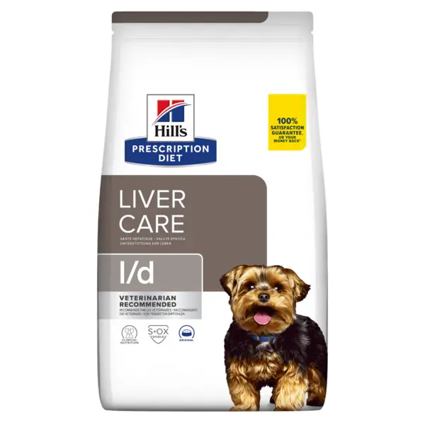 HILL'S Prescription Diet l/d, dietă veterinară câini, hrană uscată, afecțiuni hepatice HILL'S Prescription Diet l/d Liver Care, dietă veterinară câini, hrană uscată, sistem hepatic, 10kg