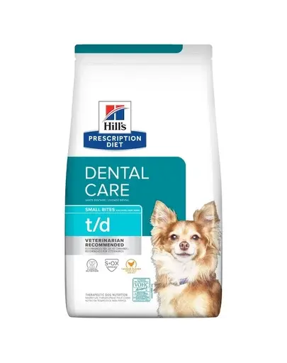 HILL'S Prescription Diet t/d Canine Mini 3 kg hrana uscata caini talie mica cu afectiuni orale