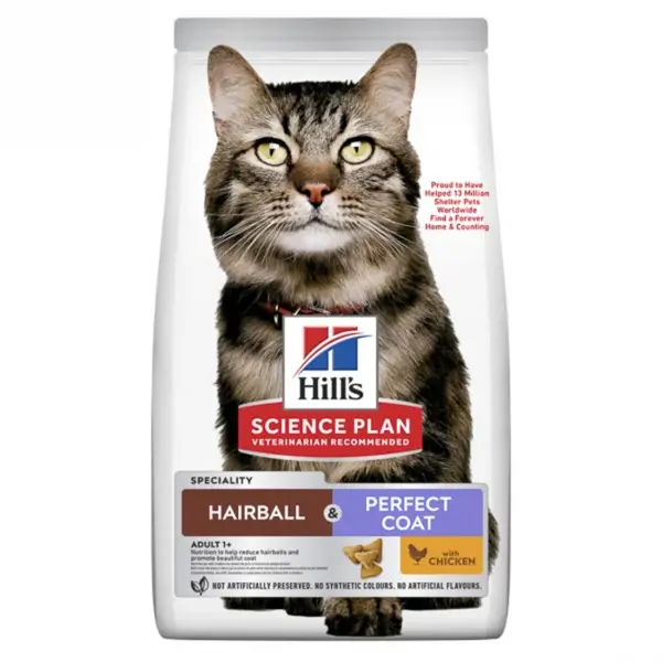 Hill s SP Feline Adult Hairball Perfect Coat 1.5 kg