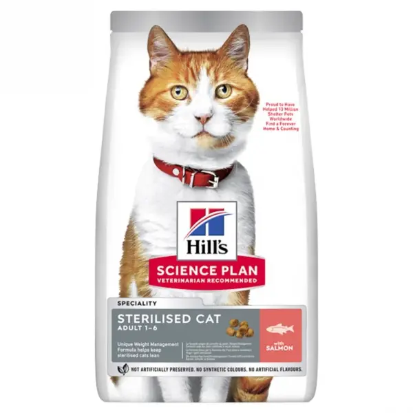 Hill s SP Feline Adult Sterilised Salmon 15 kg