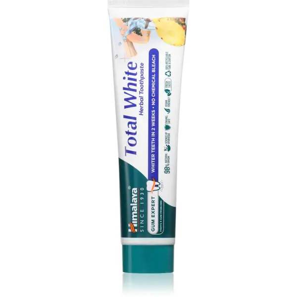 Himalaya Herbals Gum Expert Total White pastă de dinți cu extract din plante cu efect de albire 100 ml