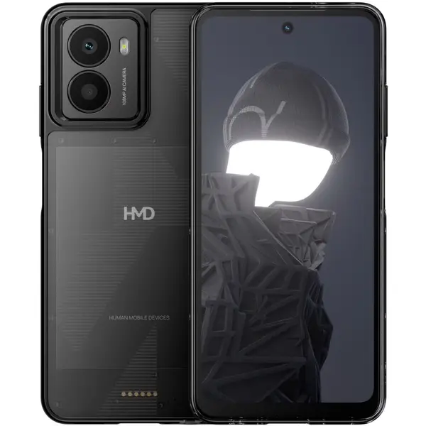 HMD Telefon mobil HMD Fusion, 5G, Dual SIM, 128GB, 6GB RAM, Negru