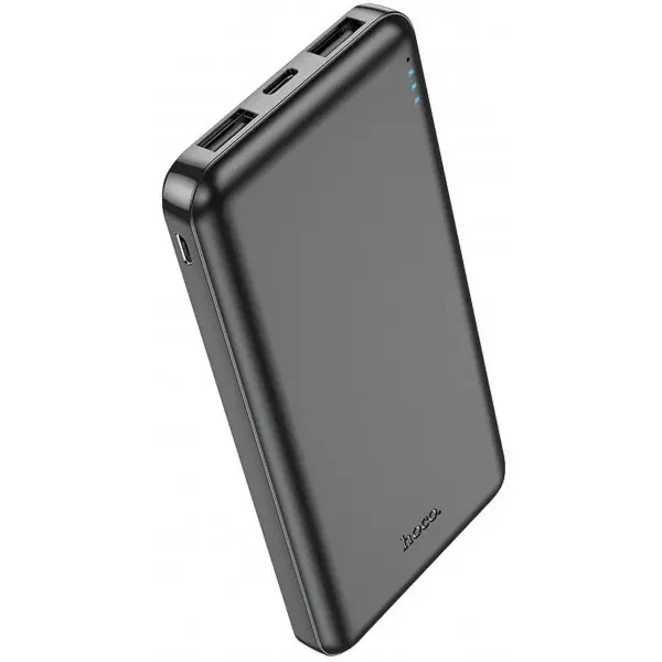 HOCO Baterie Externa HOCO J100, 10000mAh, 10W, 2 x USB-A, Neagra