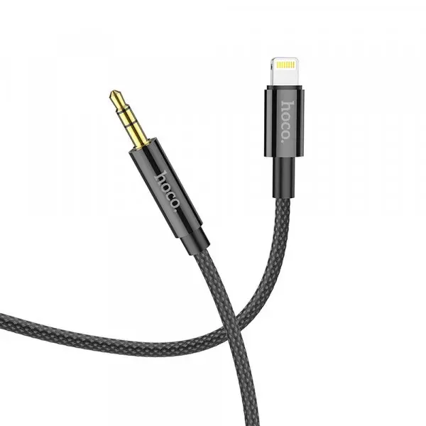 HOCO Cablu Audio Lightning - 3.5mm HOCO UPA19, 1m, Negru
