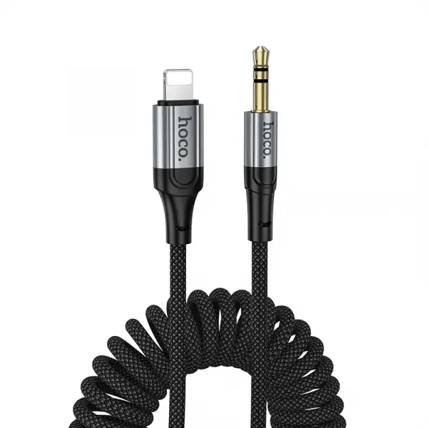 HOCO Cablu Audio Lightning - 3.5mm HOCO UPA33A, 1.5m, Negru