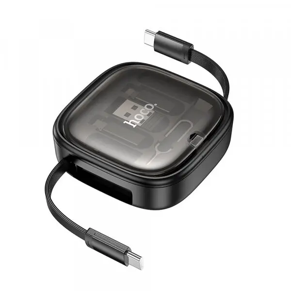 HOCO Cablu Date si Incarcare USB-C - USB-C HOCO U140, 60W, 0.95m, Negru