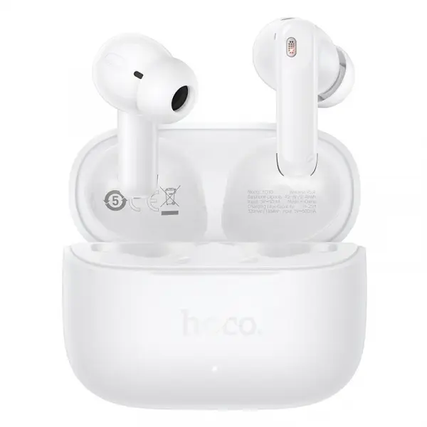HOCO Casti True Wireless HOCO EQ30, Bluetooth, Alb