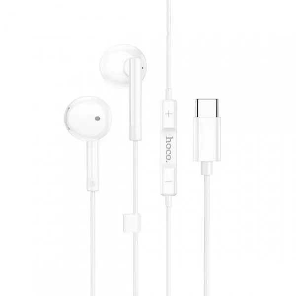 HOCO Handsfree USB-C HOCO M95, Alb