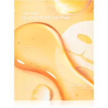 Holika Holika The Real Glutathione Gel Mask mască textilă iluminatoare cu textura de gel
