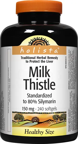 Holista Milk Thistle, 150 mg, 240 capsule, Natural Factors