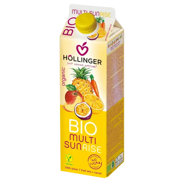 Hollinger Suc de fructe tropicale Fara Zahar 1L ECO