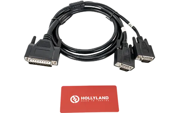 Hollyland HL-TCB10 DB25 Male to Dual HDB15 Male Tally Cable