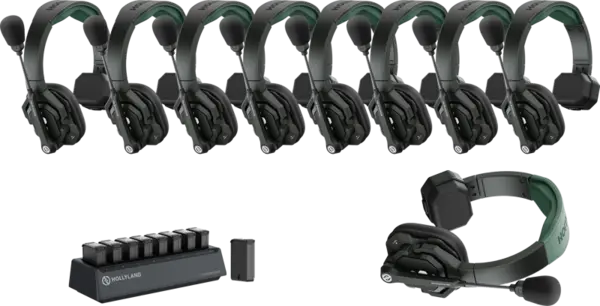 Hollyland Solidcom SE Pro- 9 Person Noise Cancelling Headset Intercom