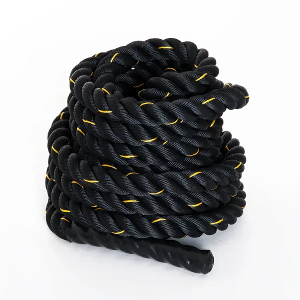 HOMCOM Battle Rope Coarda Funie de Antrenament Forta Fitness (Ф38mm) Lungime 9m