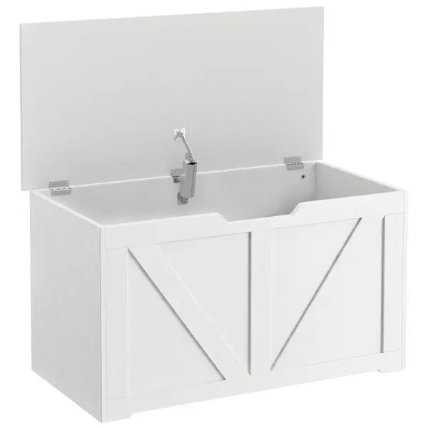 HOMCOM Comodă cu Capacitate de Încărcare de 136 kg, 80x40x45cm, Alb | Aosom Romania
