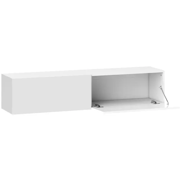 HOMCOM Dulap TV Suspendat pentru Televizoare de 45"-55"-65" cu 2 Dulapuri, Alb | Aosom Romania