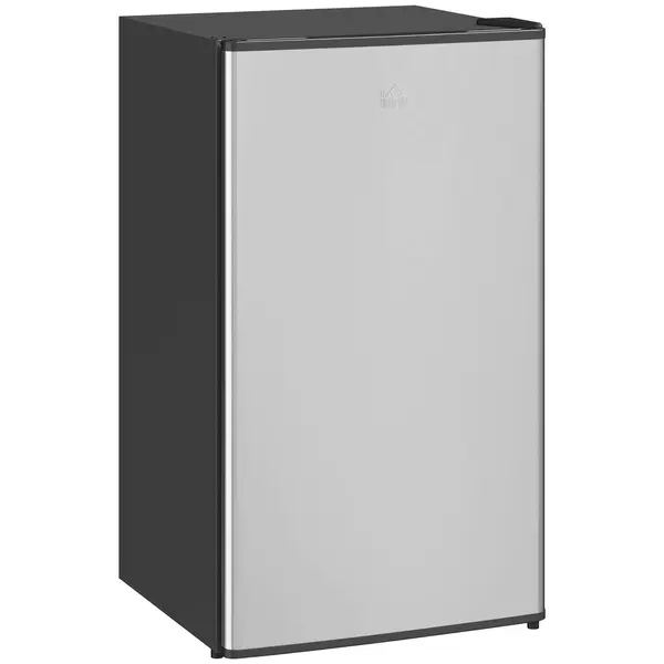 HOMCOM Frigider Mic cu Ușă Reversibilă, Congelator și Temperatură Reglabilă, 47,5x44,2x84 cm, Negru | Aosom Romania