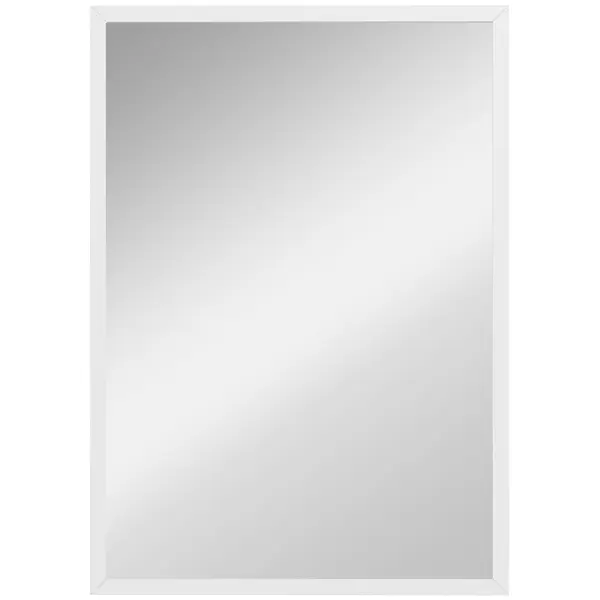HOMCOM Oglindă Dreptunghiulară de Perete cu Cârlige, Sticlă și MDF, 60x80 cm, Negru | Aosom Romania