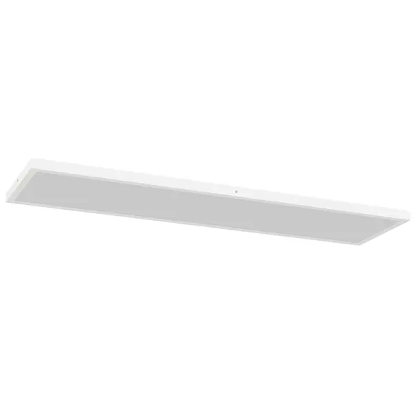 HOMCOM Set de 4 lămpi de tavan cu culoare reglabilă, comutator DIP și de perete 3000K/4000K/6000K 120x30x3,7 cm Alb | Aosom Romania