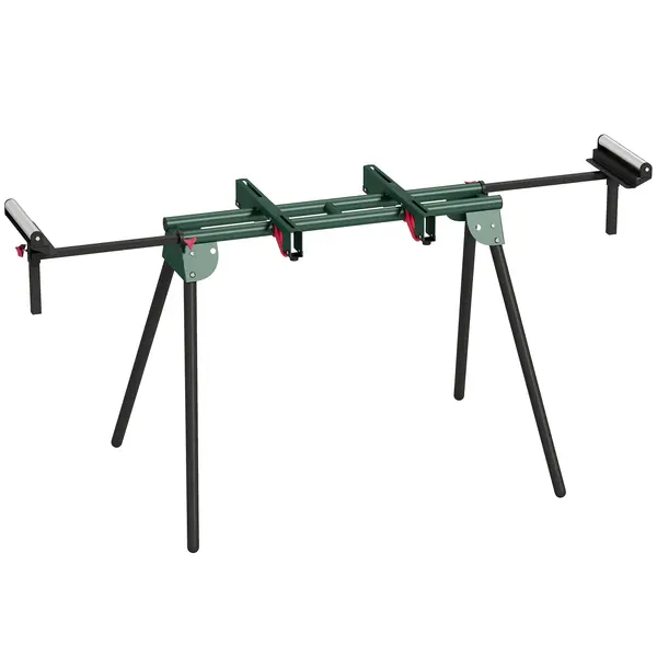 HOMCOM Suport pentru Troncatrice cu Brațe Reglabile, Picioare Pliabile, Înălțime Ajustabilă, Capacitate 150 kg, Verde | Aosom Romania