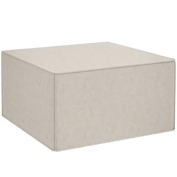 HOMCOM Taburet pentru Picioare 2 în 1 cu Hușă Detașabilă, Suport pentru Picioare, 75x75x41 cm, Bej | Aosom Romania