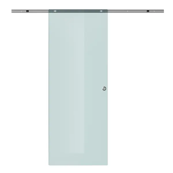 HOMCOM usa glisanta sticla rodata 77.5x205cm, transparenta | AOSOM RO