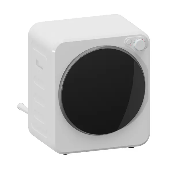 HOMCOM Uscător portabil cu evacuare 4 kg, uscător electric 400/800 W, 5 moduri de uscare, 48 x 44 x 57 cm, alb | Aosom Romania